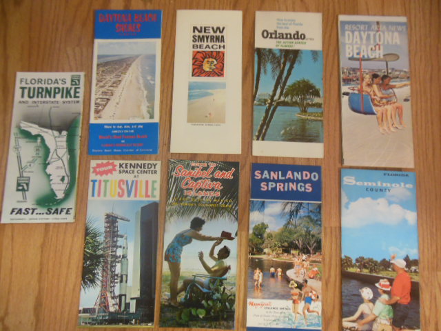 Nine Florida Brochures Titusville, Sanibel and Captiva, Sanlando ...