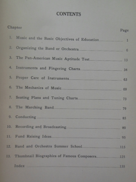 Band and Orchestra Handbook 1946; Pan-American Band Instrument Company